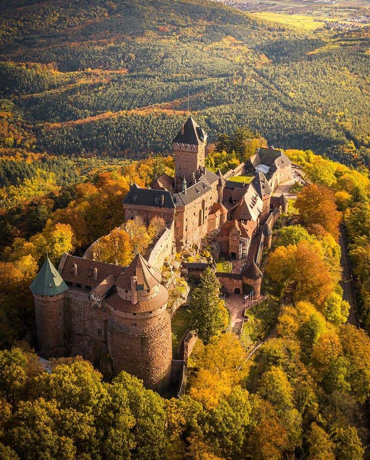 Château Haut Koenigsbourg Alsace randonnée