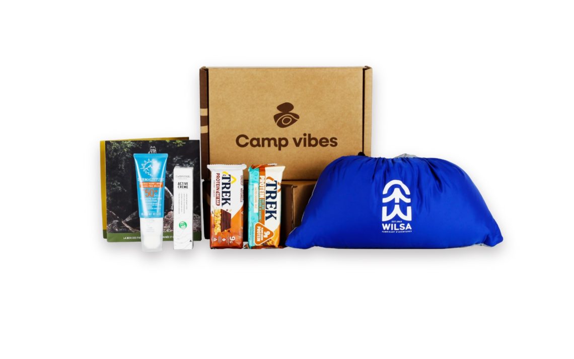 Visuel box de mai Camp vibes