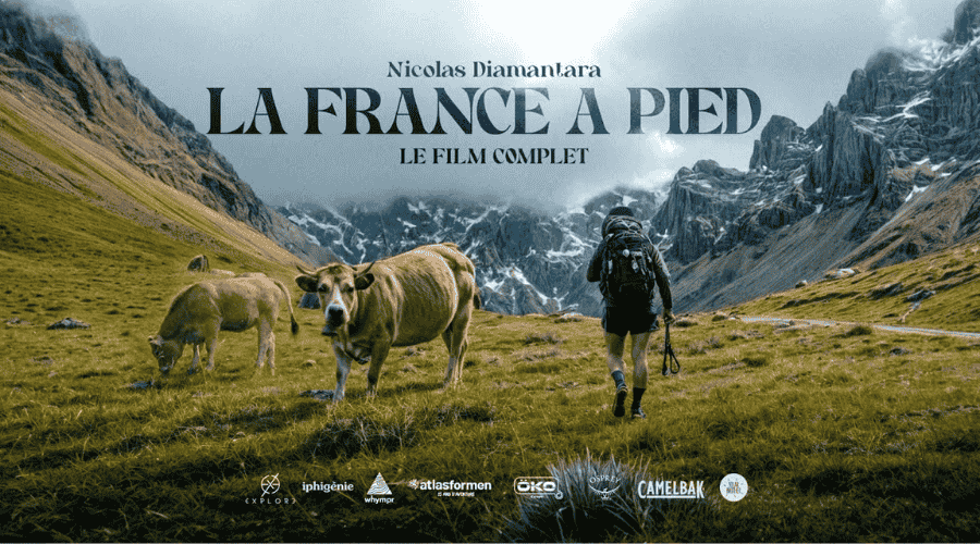 Affiche du film de randonnée en France, Traverser la France à pied